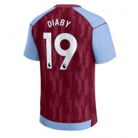 Aston Villa Moussa Diaby #19 Hjemmedrakt 2023-24 Kortermet